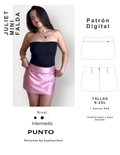 Patrón Mini Falda con cinturon